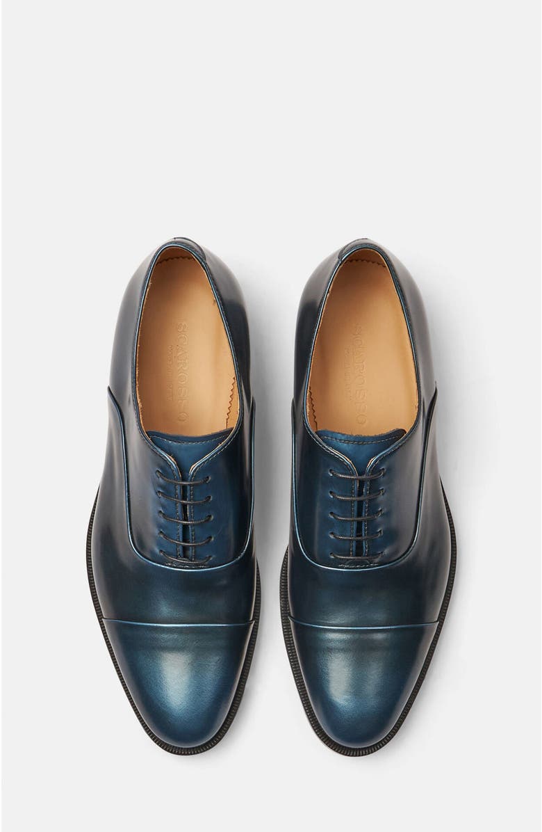 SCAROSSO Lorenzo Oxfords, Alternate, color, Blue - Calf
