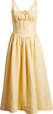 Reformation Balia Linen Sundress