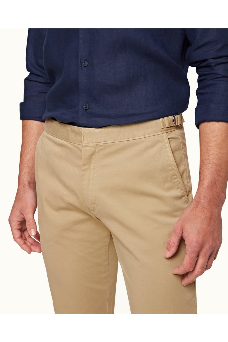 Fallon Stretch-Cotton Tailored Fit Stretch-Cotton Chinos, Alternate, color, SAND DUNE