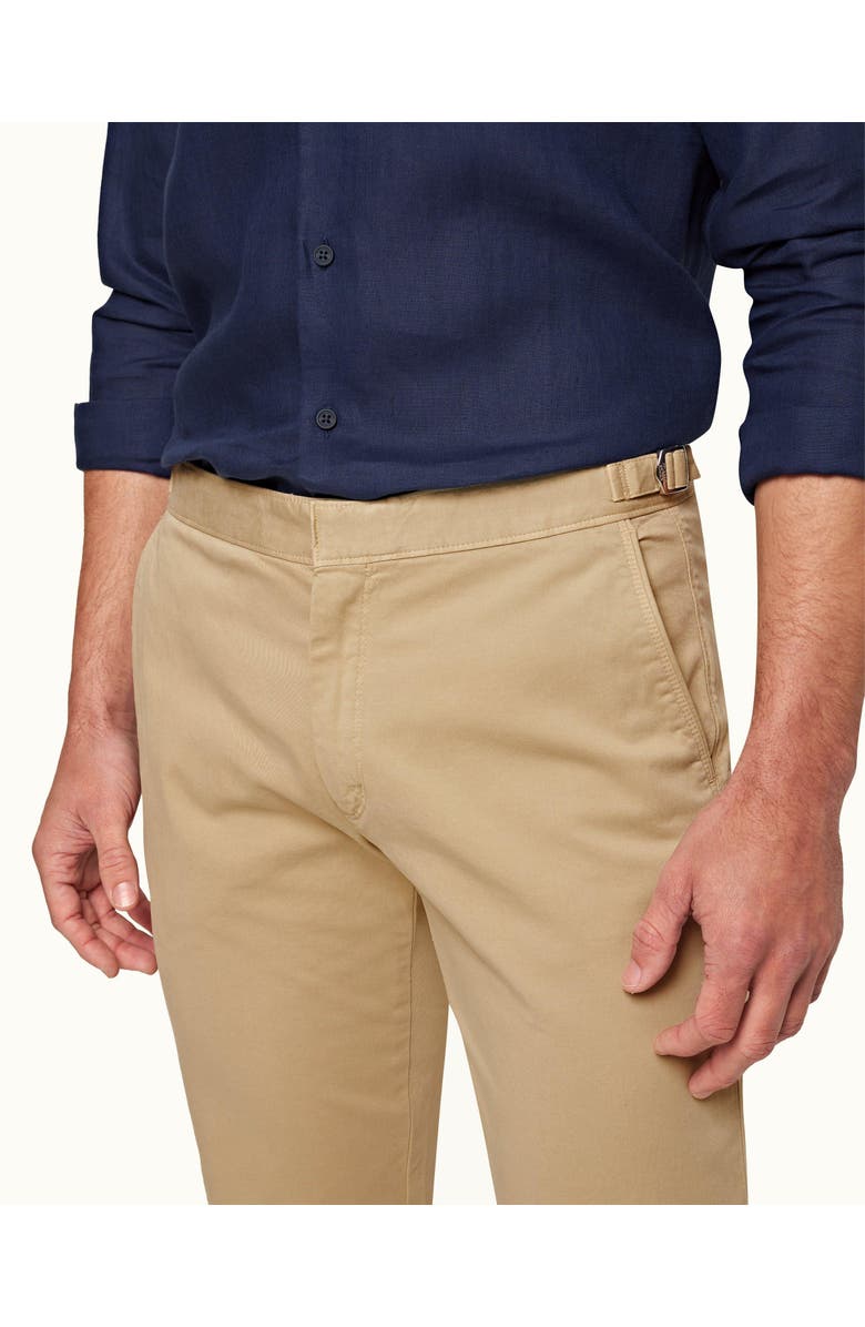 Orlebar Brown Fallon Stretch-Cotton Tailored Fit Stretch-Cotton Chinos, Alternate, color, Sand Dune