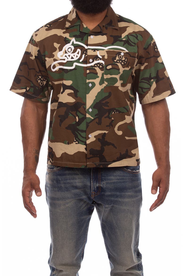 Soft Serve Camo Camp Shirt, Main, color, CAMO