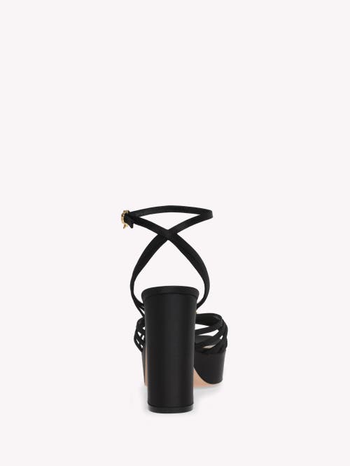 Gianvito Rossi Crepe Ankle-strap Platform Sandals