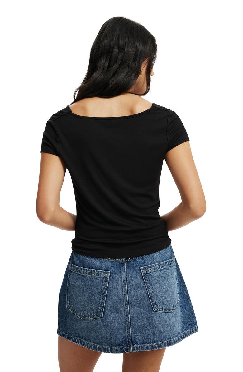 Cotton On Women's Jordie Cowl Neck Short Sleeve, Alternate, color, 