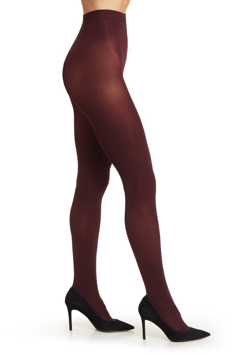 All Colors 50-Denier Tights, Main, color, BORDEAUXDNU