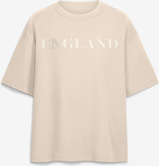 FANATICS Men's Fanatics Cream England National Team Oversized Unwind Tonal Heavyweight T-Shirt
