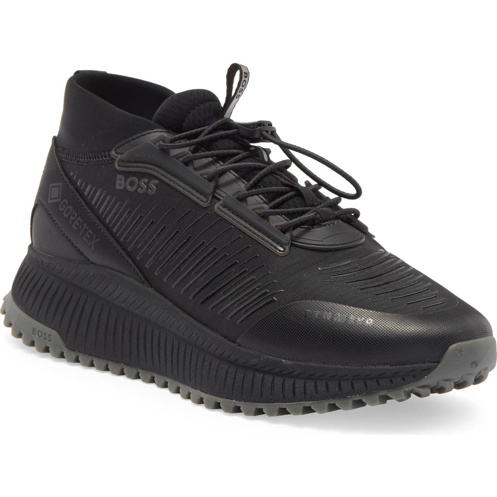 Hugo Boss Boss Evo Runn Sneaker In Black
