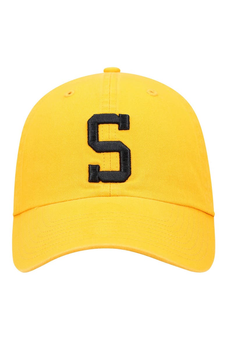 Mens Pittsburgh Steelers '47 Brand Gold Cleanup Adjustable Hat, Alternate, color, GOLD