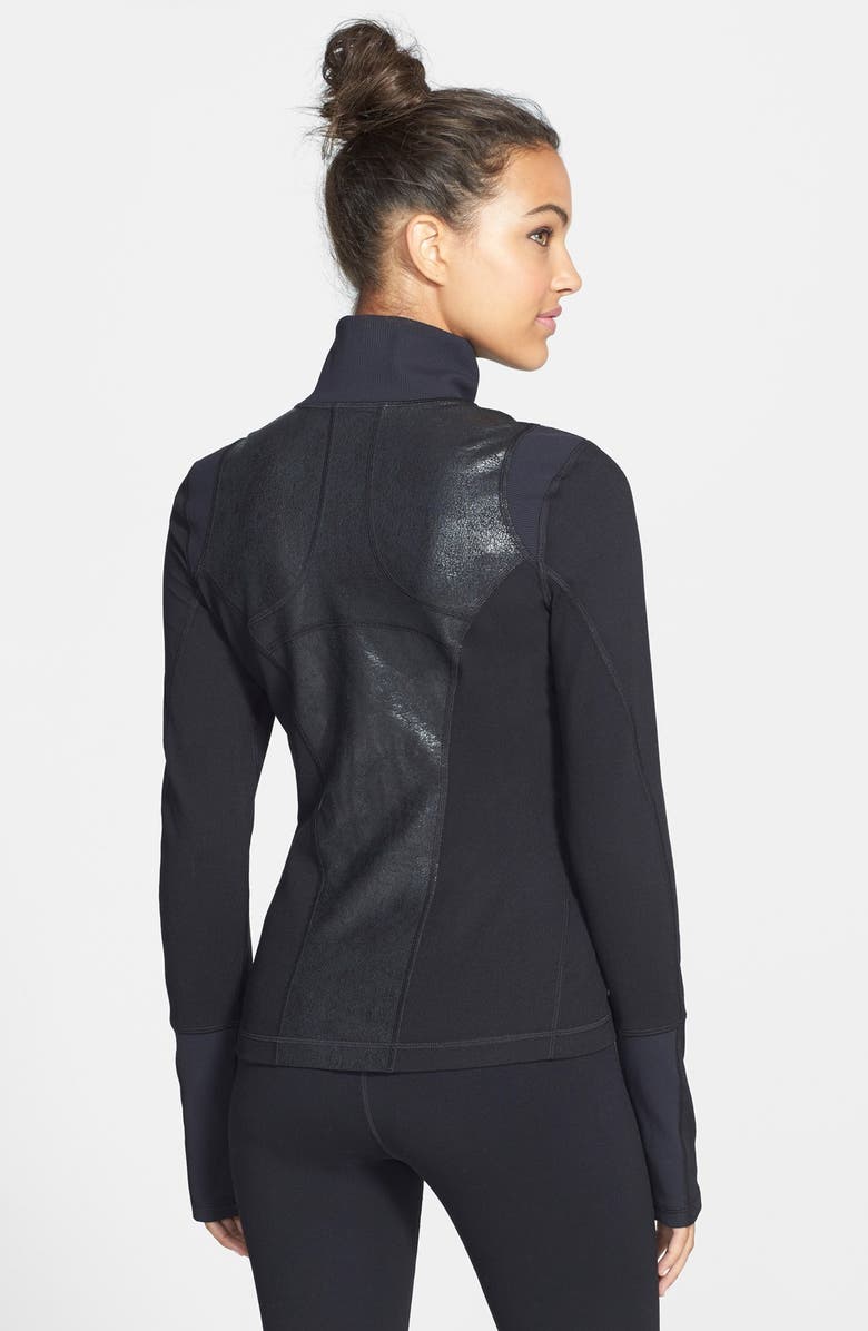 Zella 'Selina' Coated Jacket, Alternate, color, 