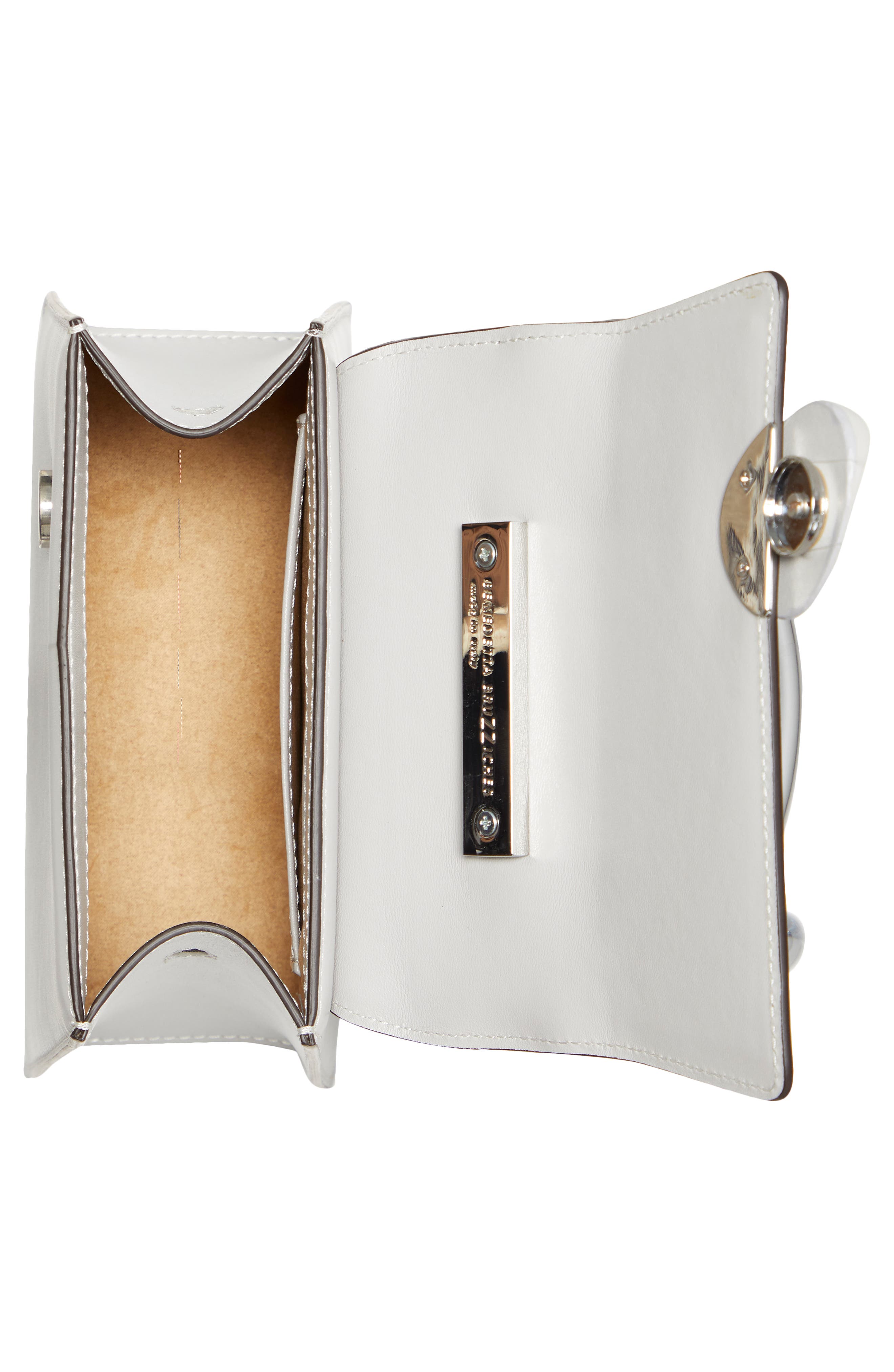 Benedetta Bruzziches BB Leather Top Handle Satchel, Alternate, color, 