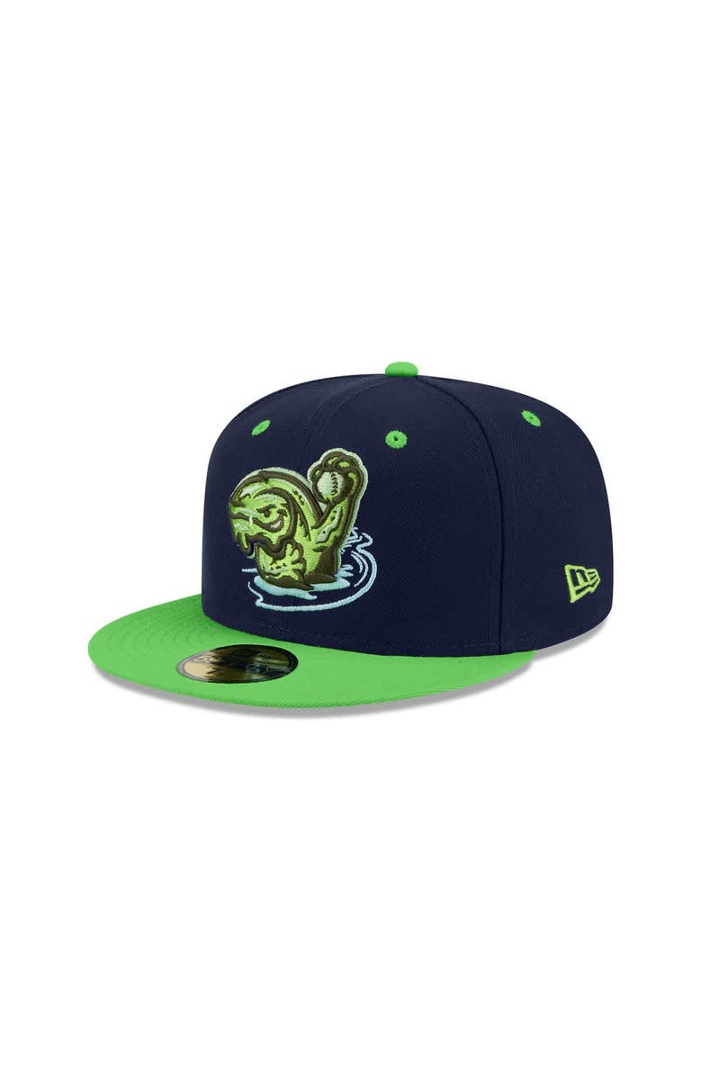New Era Men's New Era  Navy Asheville Tourists Theme Nights 59FIFTY Fitted Hat, Alternate, color, 