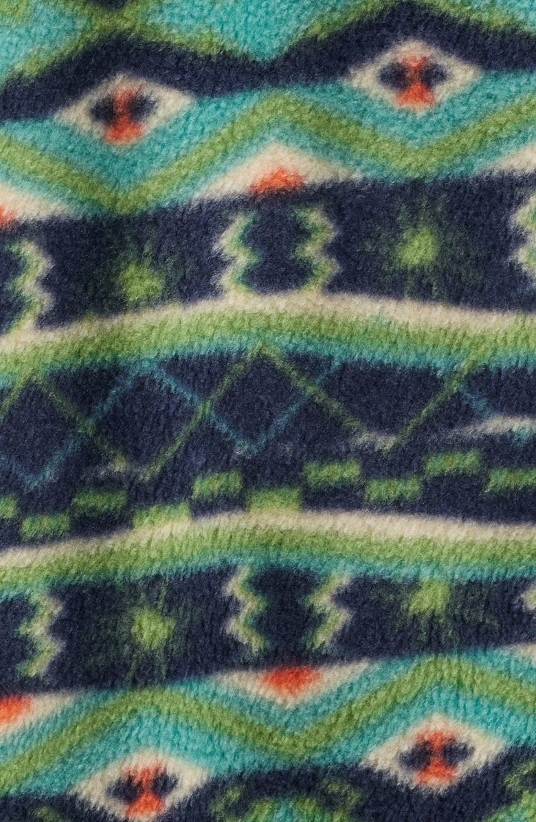 DARK SEAS Walter Fleece Quarter Zip Pullover, Alternate, color, Navy/ Teal