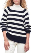 Barbour Silverdale Breton Stripe Funnel Neck Sweater