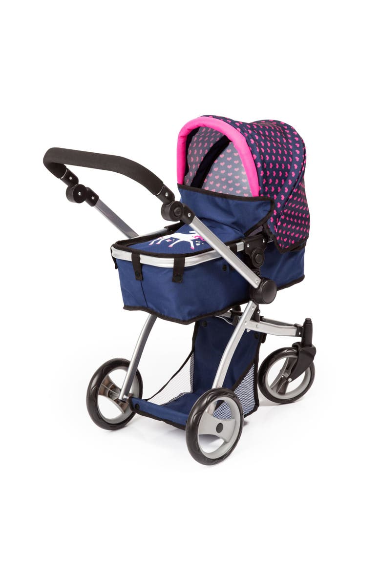 Pram Mega Set, Dolls up to 18", Sleeping Bag & Travel Bag, Alternate, color, Multicolored