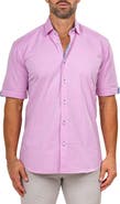 Maceoo Galileo Marthy Short Sleeve Cotton Button-Up Shirt