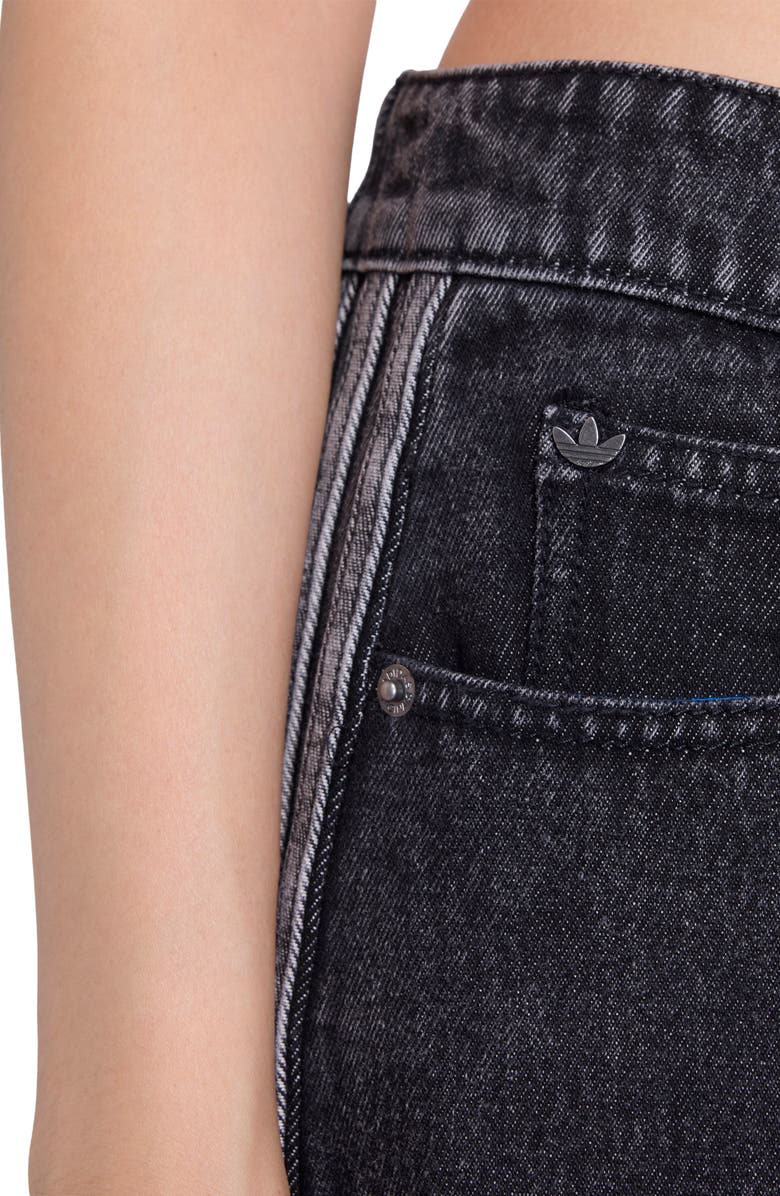 adidas Originals Firebird Oversize Denim Jorts, Alternate, color, 