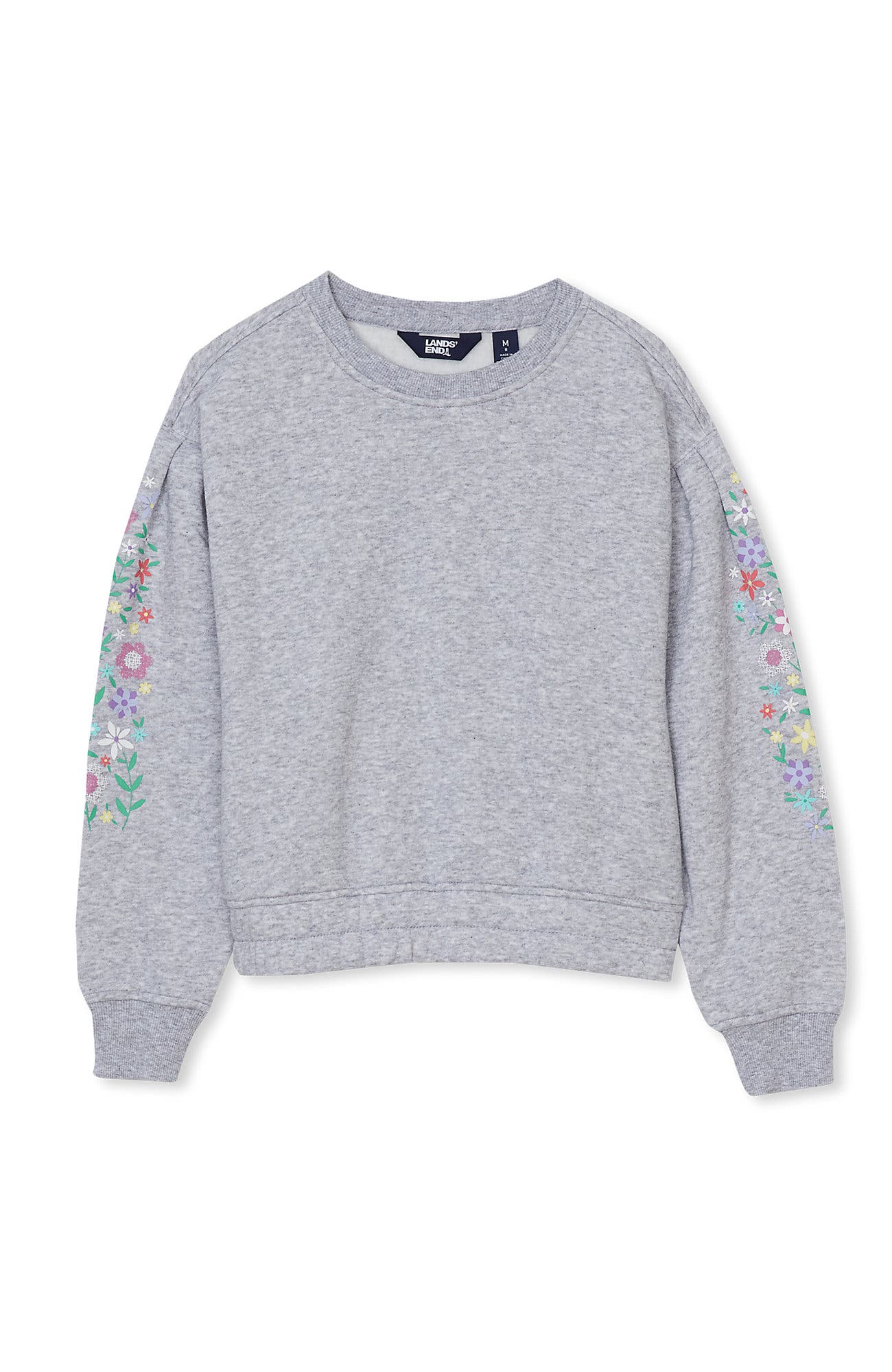 selected Puff/Floral/Gray Heather