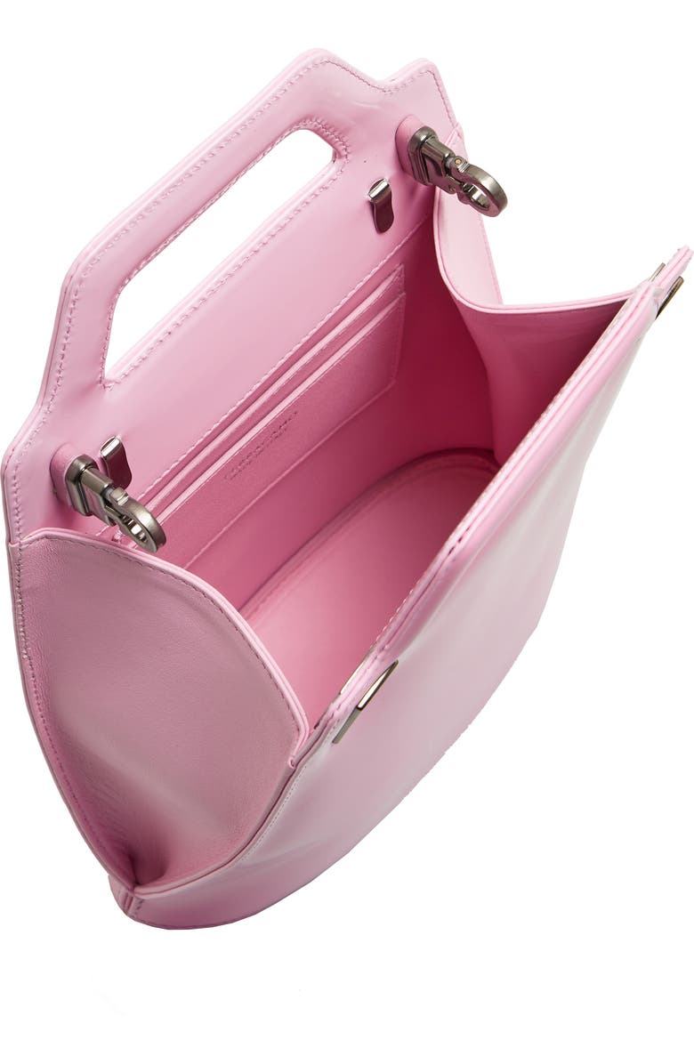 FERRAGAMO Mini Wanda North/South Leather Top Handle Bag, Alternate, color,