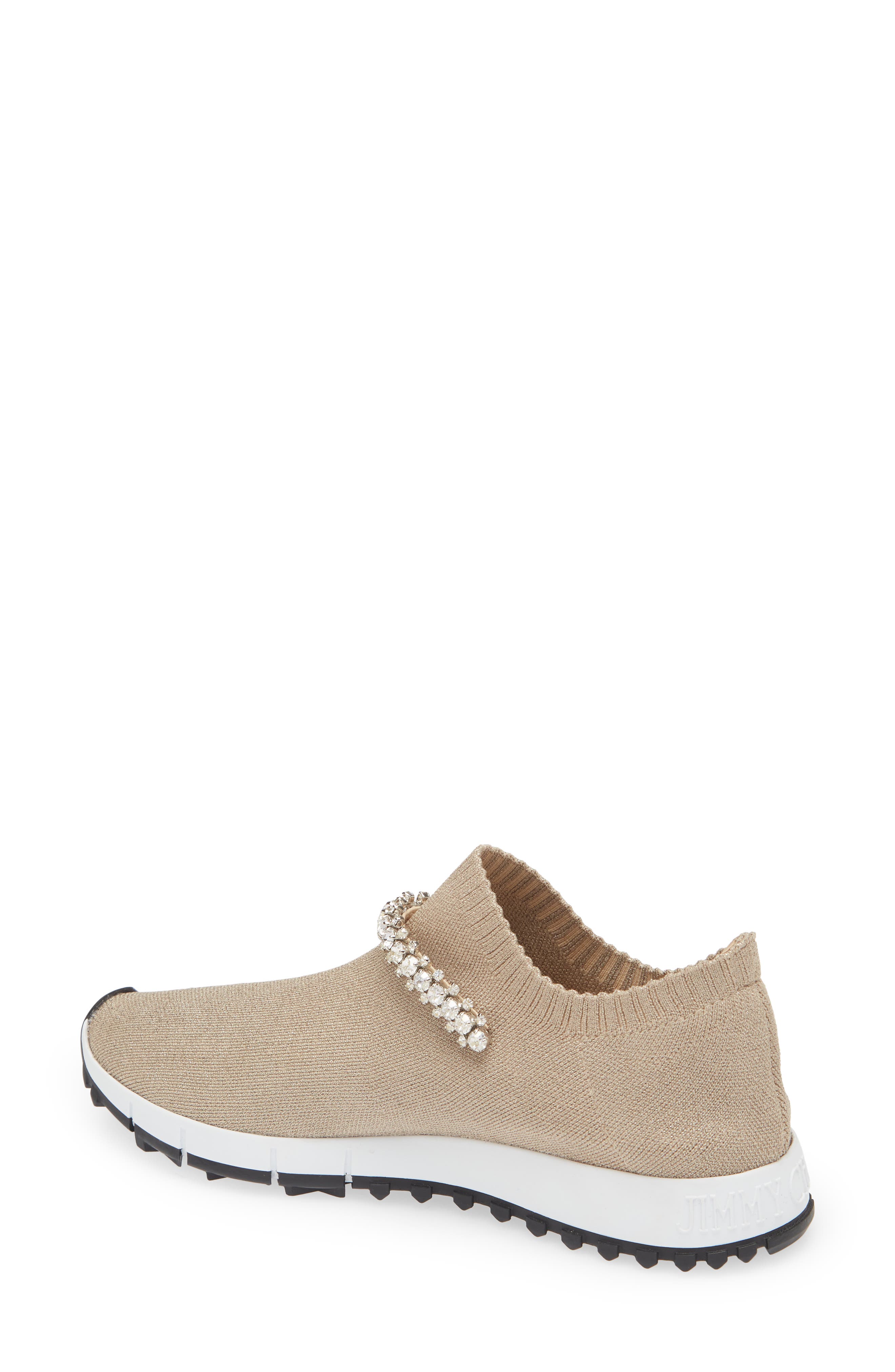 Jimmy Choo Verona Crystal Embellished Knit Sneaker, Alternate, color, 