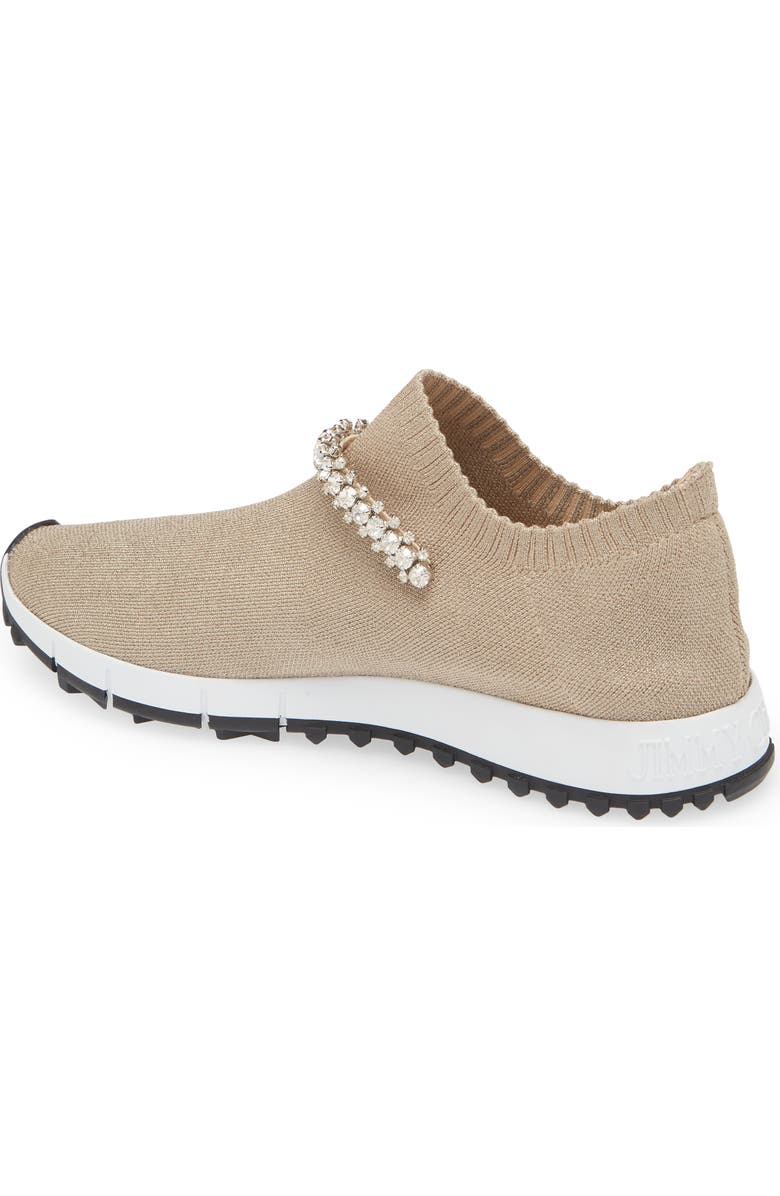 Jimmy Choo Verona Crystal Embellished Knit Sneaker, Alternate, color,