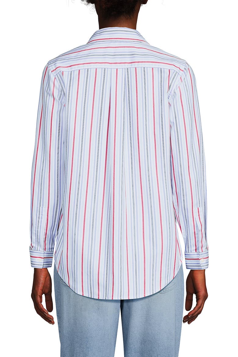 Cooling Button Front Shirt, Alternate, color, Bermuda Blue Multi Stripe