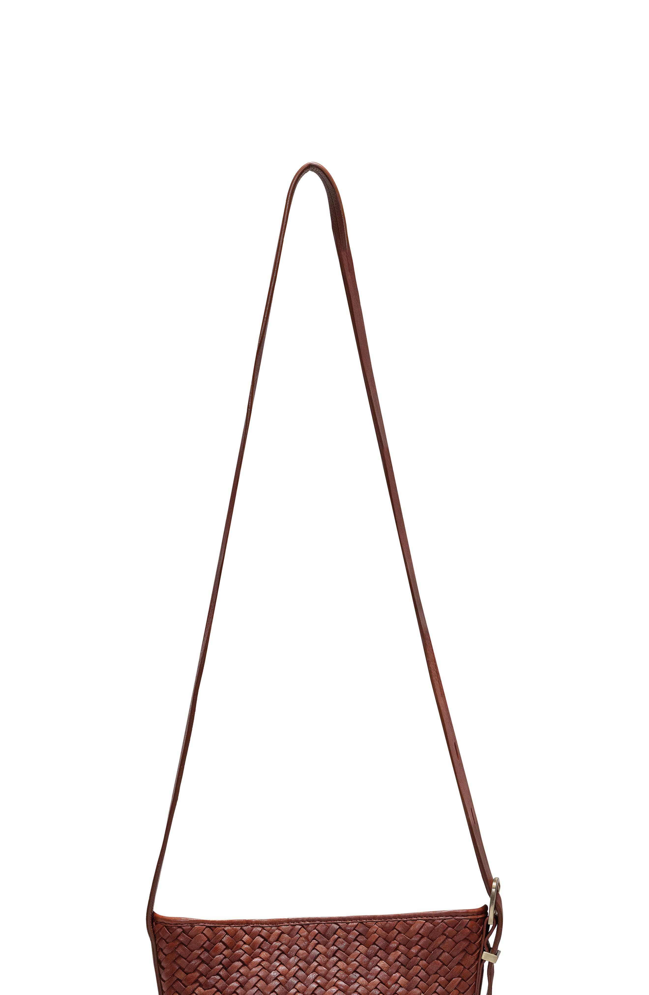 Ecotorie Waco Leather Bucket Bag, Alternate, color, Brandy