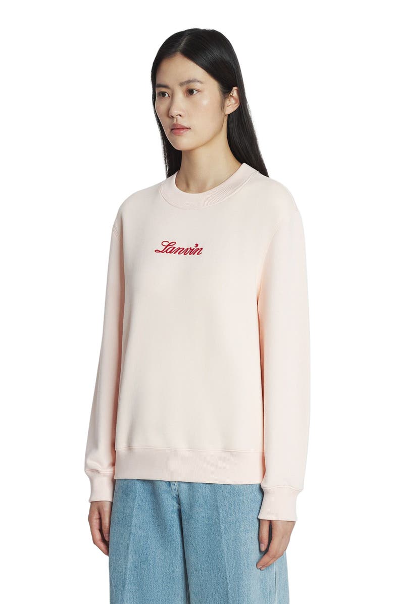 Lanvin EMBROIDERED SWEATSHIRT, Alternate, color, 