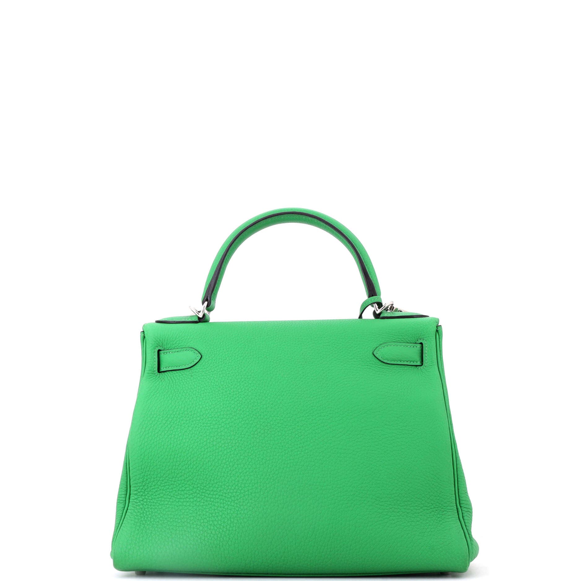 Kelly Handbag Green Togo with Palladium Hardware 28, Alternate, color, Green