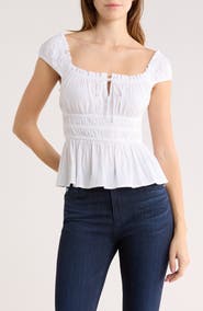 Abound Pretty Peplum Top