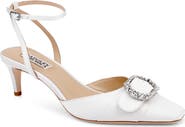 BADGLEY MISCHKA Odesza Kitten Heel Ankle Strap Pump