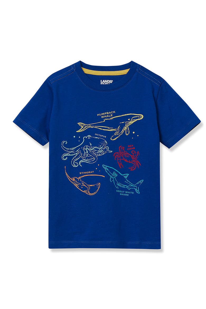Boys Graphic T Shirt, Alternate, color, Sea Life/Nautical Blue