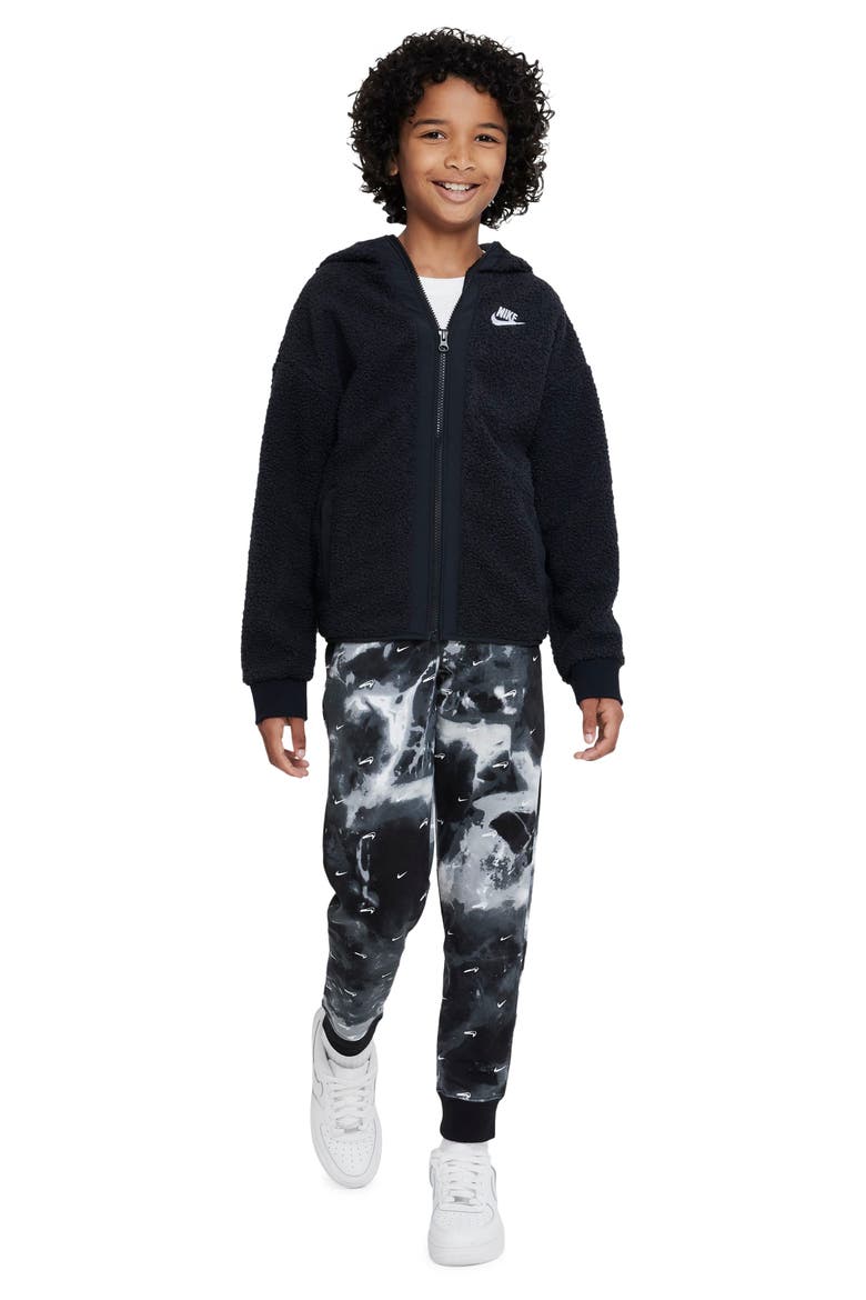 Kids' Logo Joggers, Alternate, color, BLACK