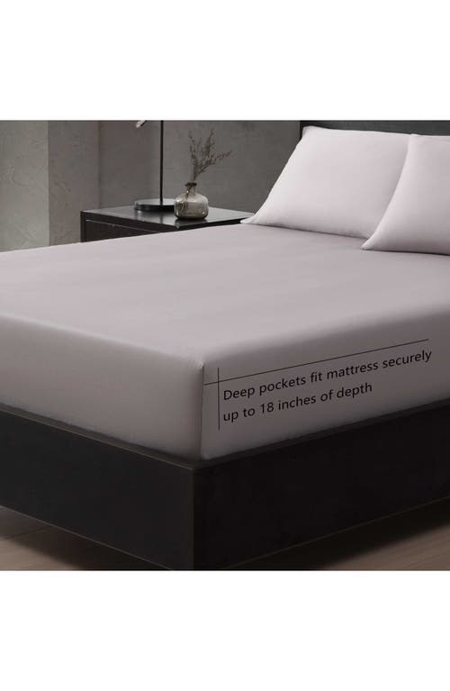 Vera Wang Sateen Sheet Set In Plum