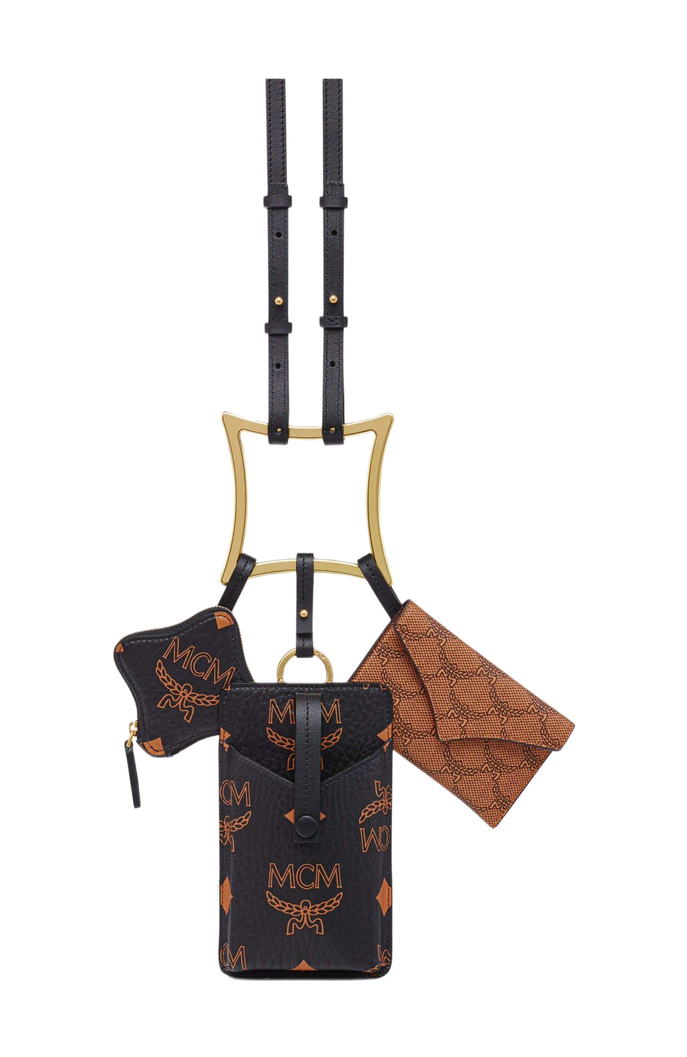 iPhoneアクセサリー MCM iPhone15ProMax Case+AirPodsPro Charm iPhone