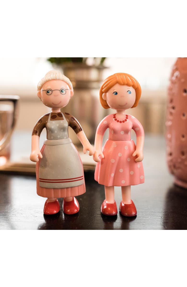 HABA Little Friends Mom Katrin - 4.5" Dollhouse Toy Doll Figure, Alternate, color, Multi