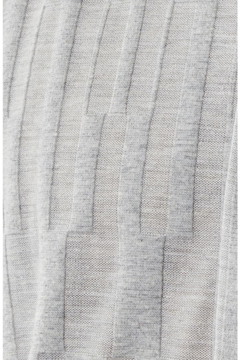 Vessar Texture Knit Short Sleeve Button-Up Shirt, Alternate, color, GREY