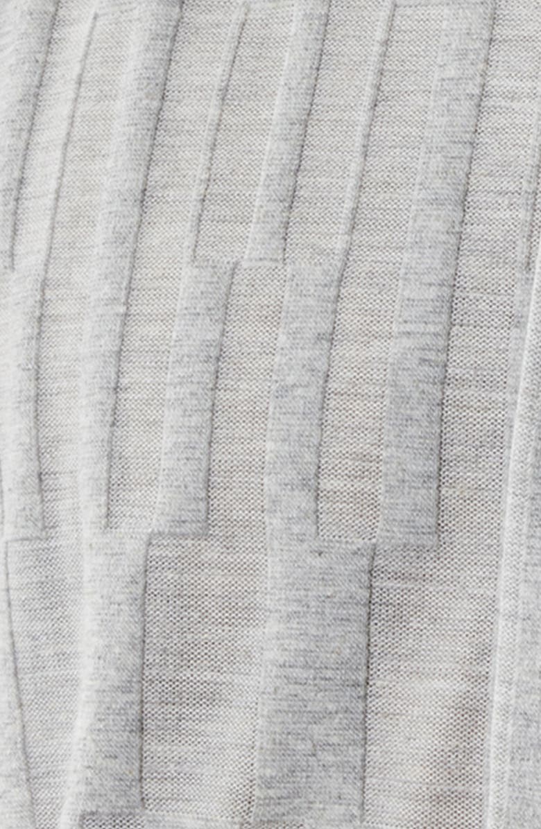 Robert Barakett Vessar Texture Knit Short Sleeve Button-Up Shirt, Alternate, color, Grey