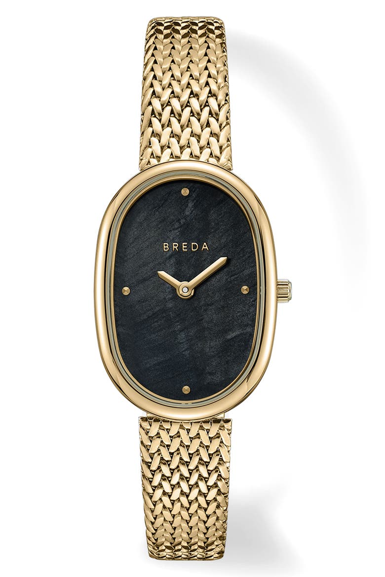Jane Mesh Strap Watch, 23mm, Main, color, 18K GOLD-PLATED
