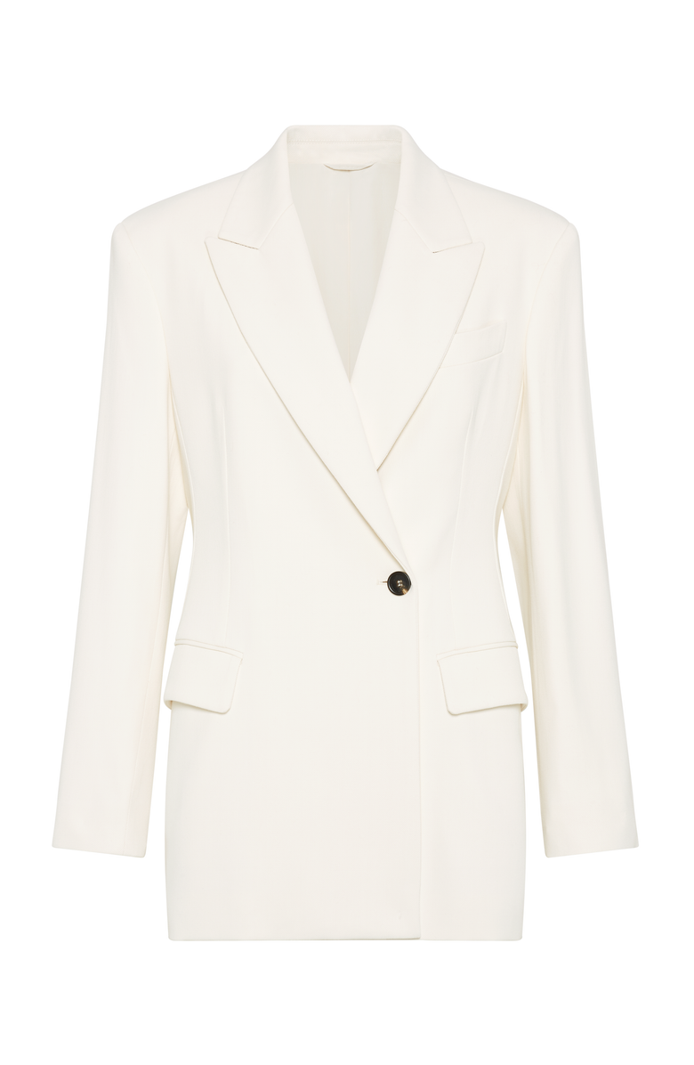 Brunello Cucinelli Couture twill blazer, Main, color, 