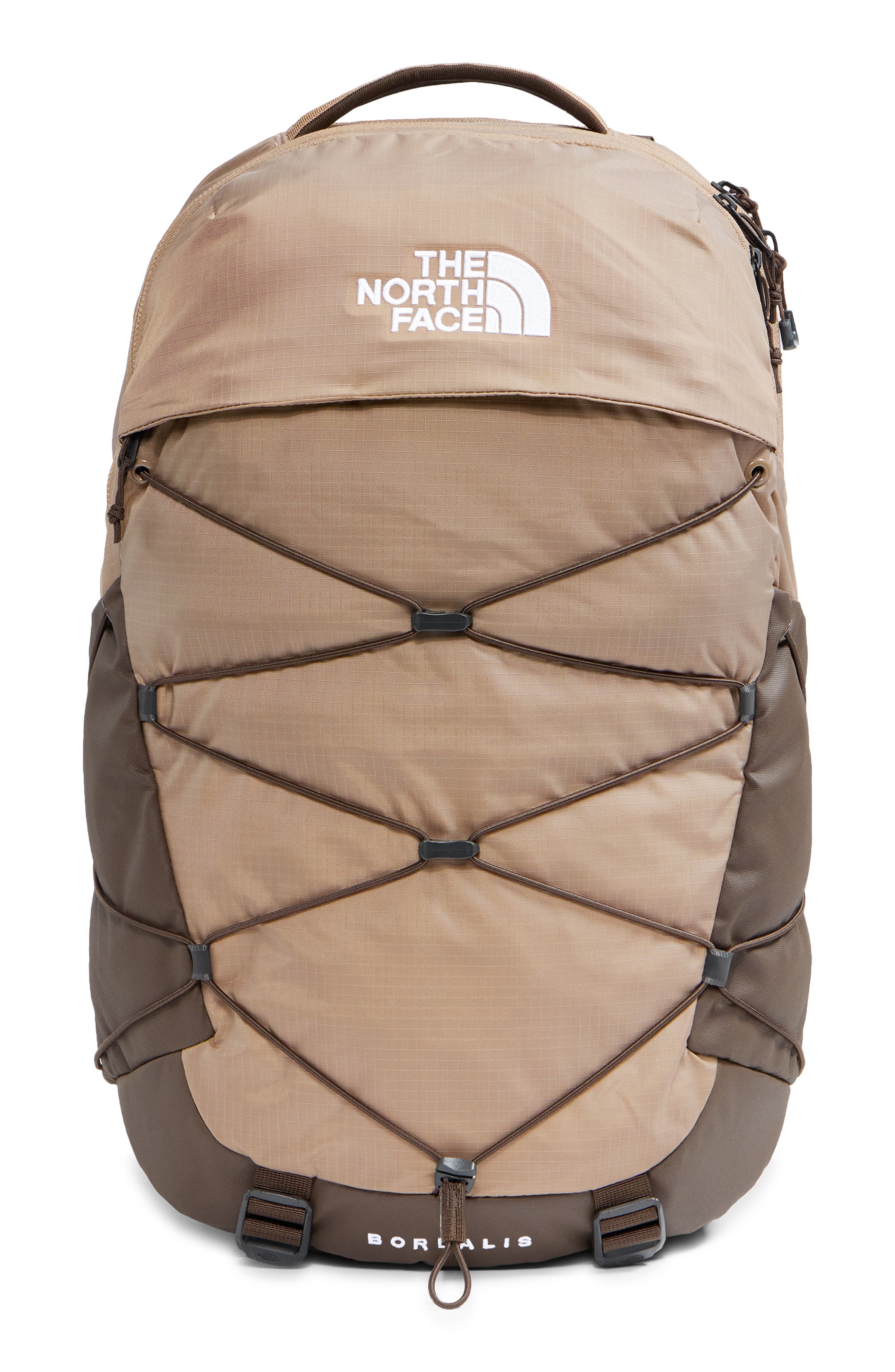 Borealis Water Repellent Backpack, Main, color, GARNET/ DARK CHESTNUT