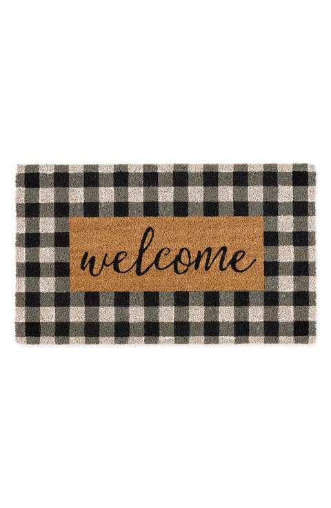 Checkers Welcome Doormat