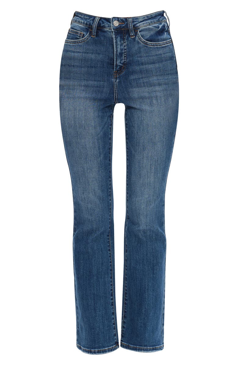 Bayeas High Waist Bootcut Jeans, Alternate, color, Marine