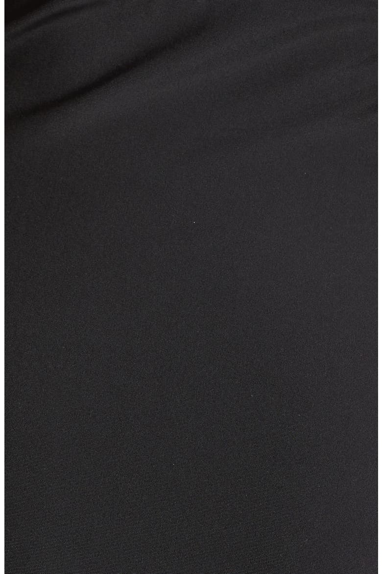 India One-Shoulder One-Piece Swimsuit, Alternate, color, BLACK