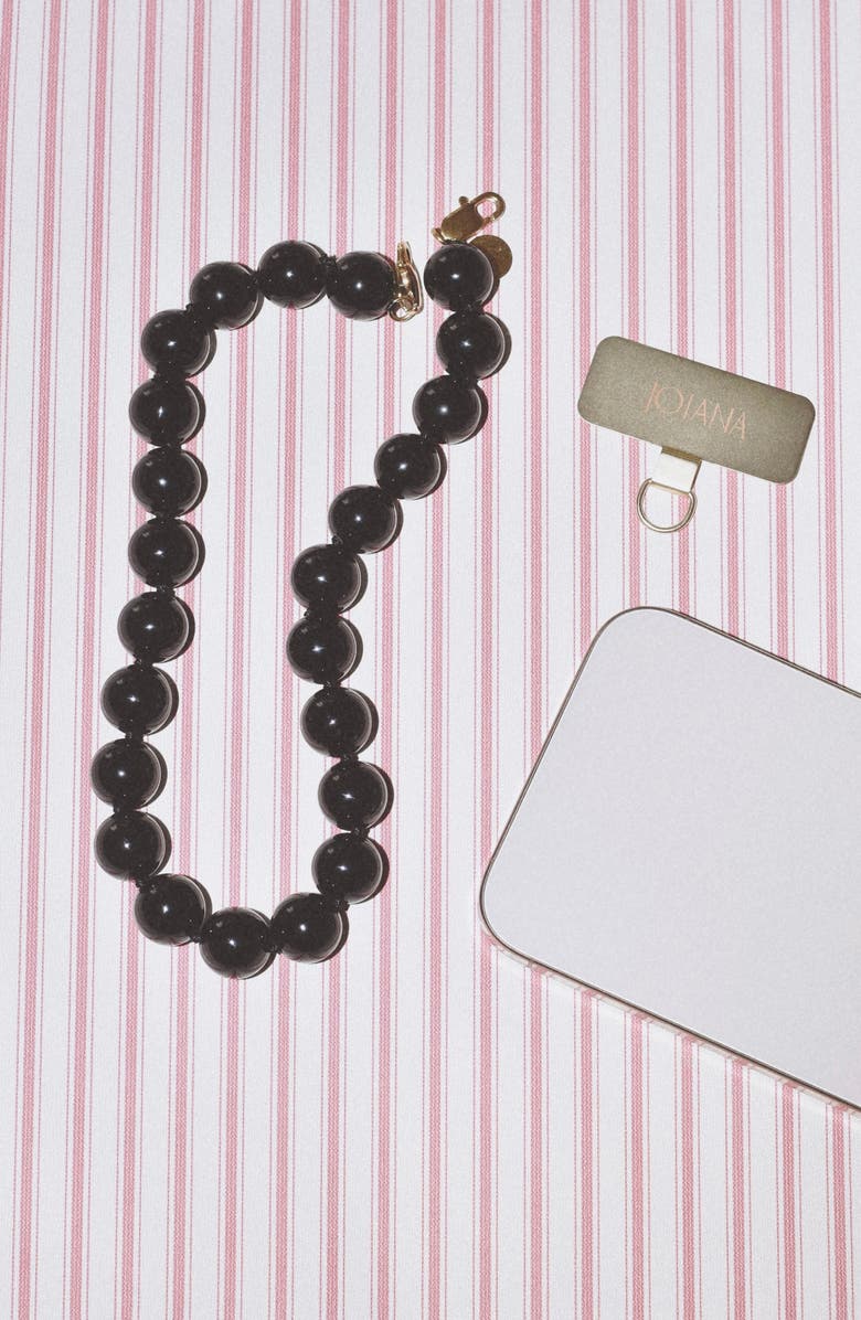 Joiana Jewelry The Everywhere Phone Strap, Alternate, color, Noir