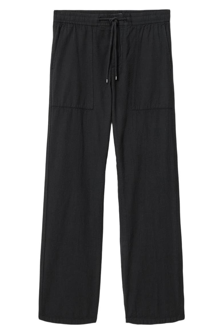 Greyson Patch Pocket Wide Fit Pants, Alternate, color, BLACK