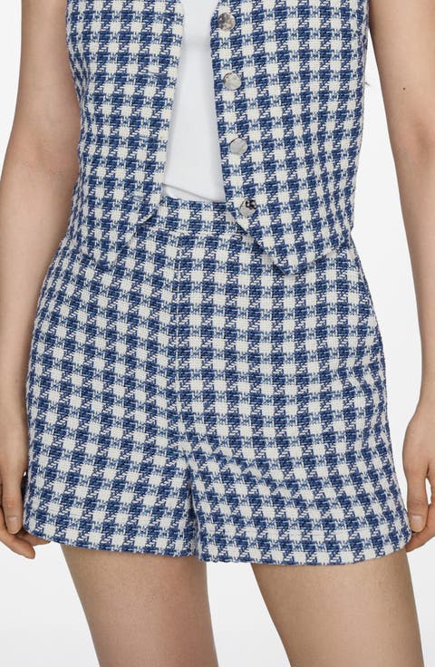 Houndstooth Shorts