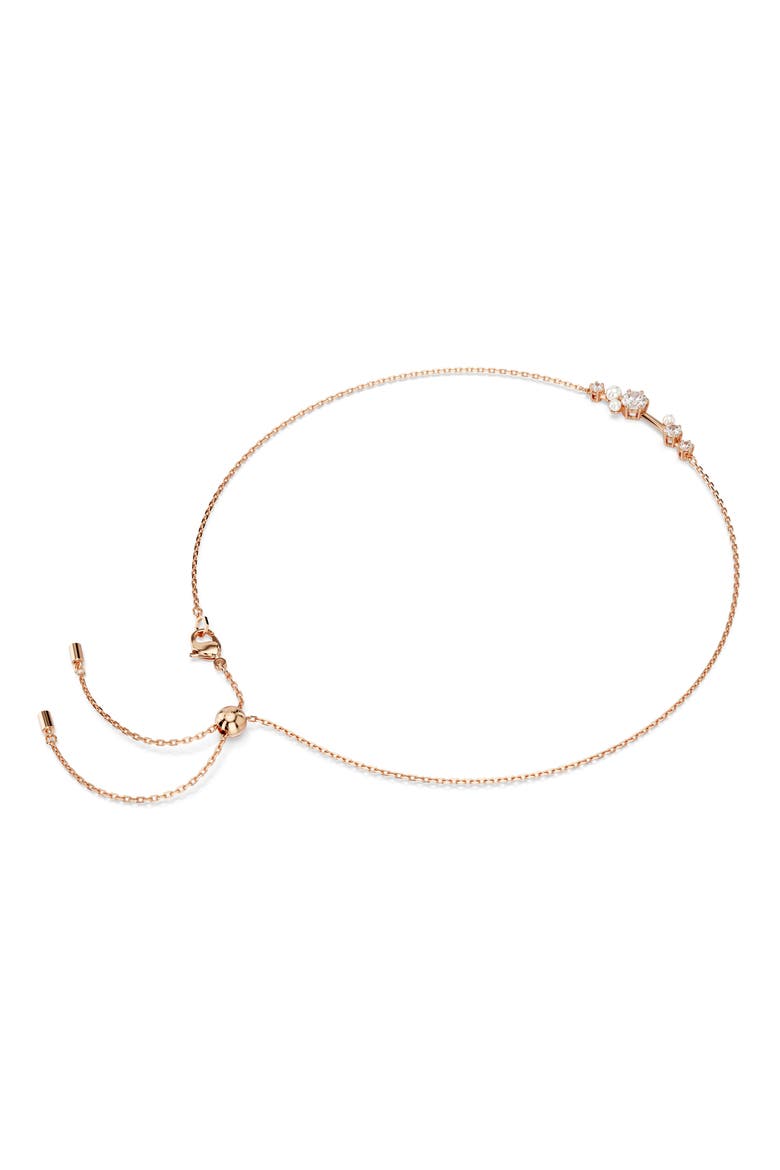 Constella Necklace, Alternate, color, WHITE/ SILVER