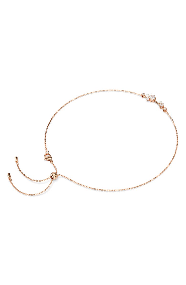 Swarovski Constella Necklace, Alternate, color, White/ Silver