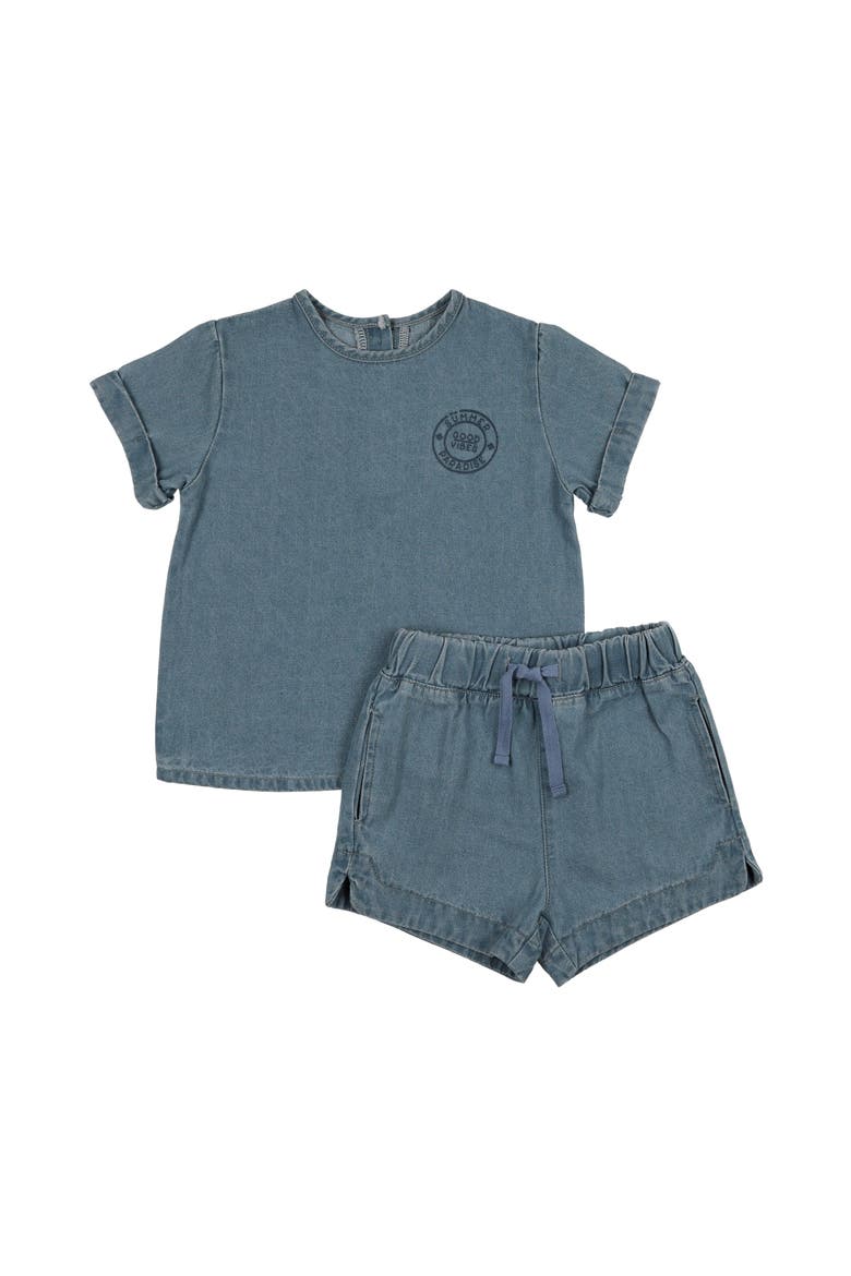 Denim Boy Set for Infant, Main, color, Blue