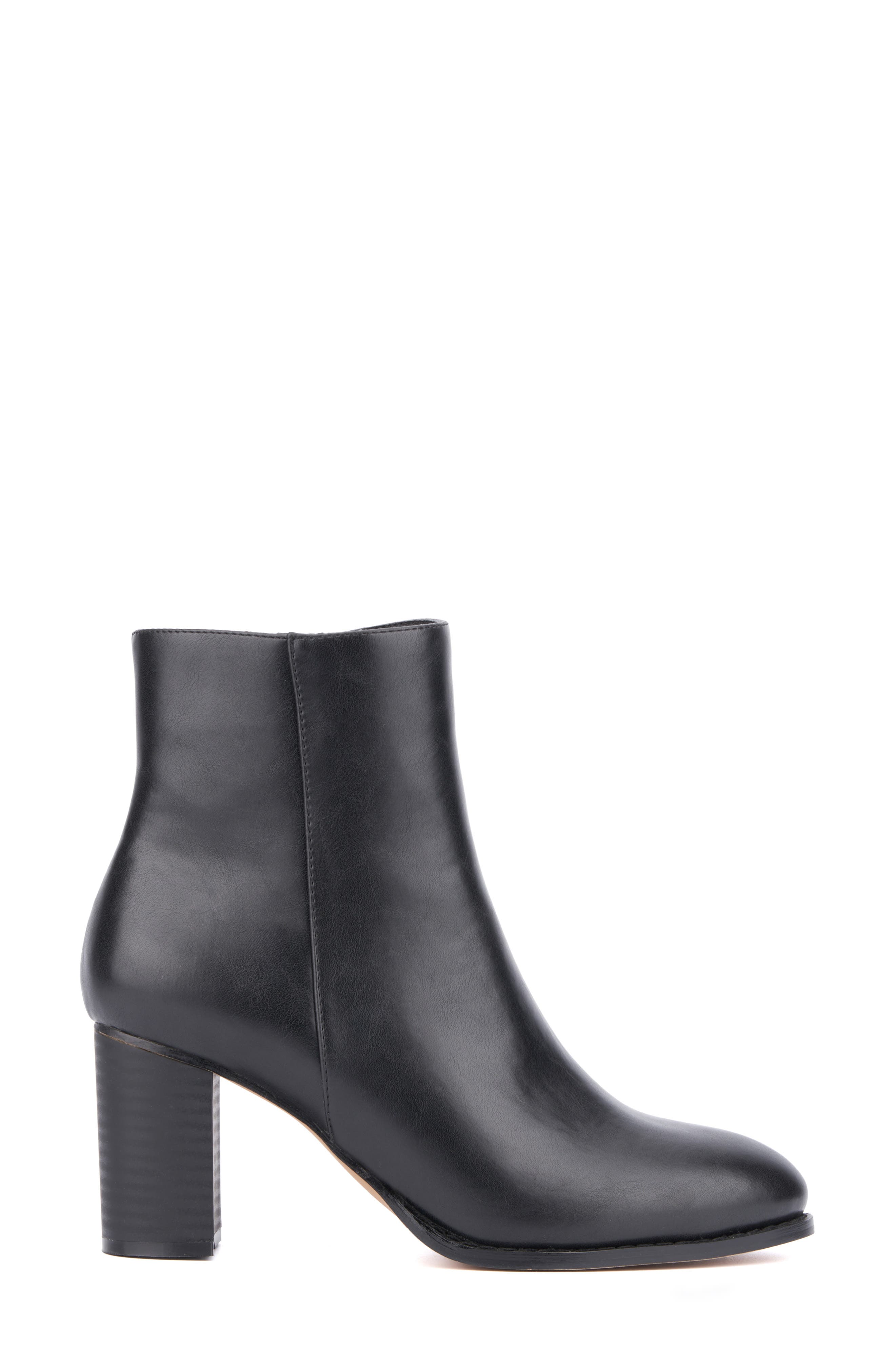 Jadyn Side Zip Ankle Bootie, Alternate, color, BLACK