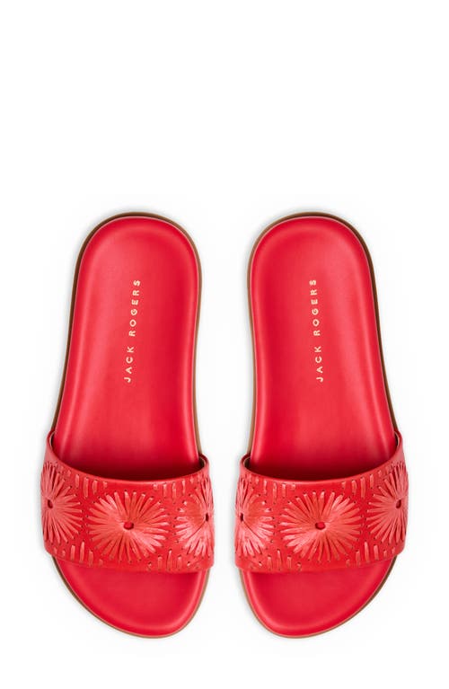 Jack Rogers Somerset Embroidered Slide Sandal